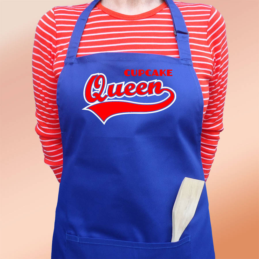 Personalised Queen Apron By FROZEN FIRE