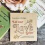 Let Our Love Grow Personalised Seed Packet, thumbnail 3 of 3