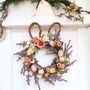 Large 43cm Easter Bunny Spring Easter Egg Wreath, thumbnail 1 of 8