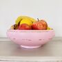 Antique Painted Pink Wooden Fruit Bowl ~ Four, thumbnail 3 of 7