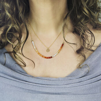Fire Opal Necklace, 5 of 9
