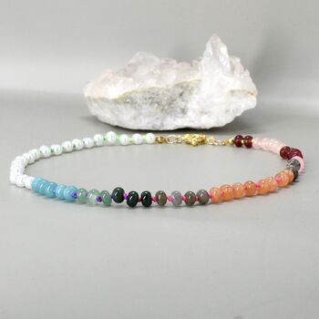 Tia Gemstone Necklace, 3 of 8