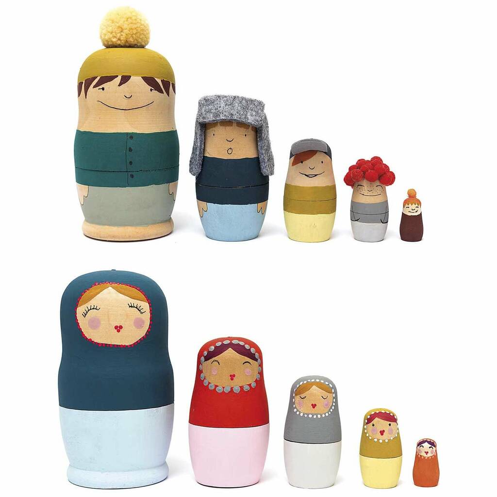 Paint Your Own Russian Doll Craft Set By Berylune