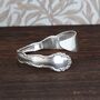 Floral Vintage Butter Knife Bangle, thumbnail 1 of 4
