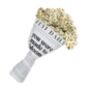 The Daisy Bouquet In Newspaper Wrap, thumbnail 3 of 3