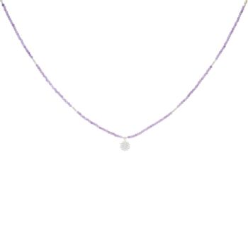 Crown Chakra Amethyst And Labradorite Bracelets And Necklaces, 8 of 9