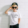 Personalised Pop Music Name Kids T Shirt, thumbnail 2 of 4