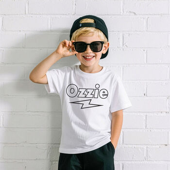 Personalised Pop Music Name Kids T Shirt, 2 of 4
