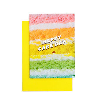 'Happy Cake Day' Greetings Card, 3 of 3