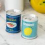 Vintage Tin Salt And Pepper Shakers, thumbnail 1 of 4