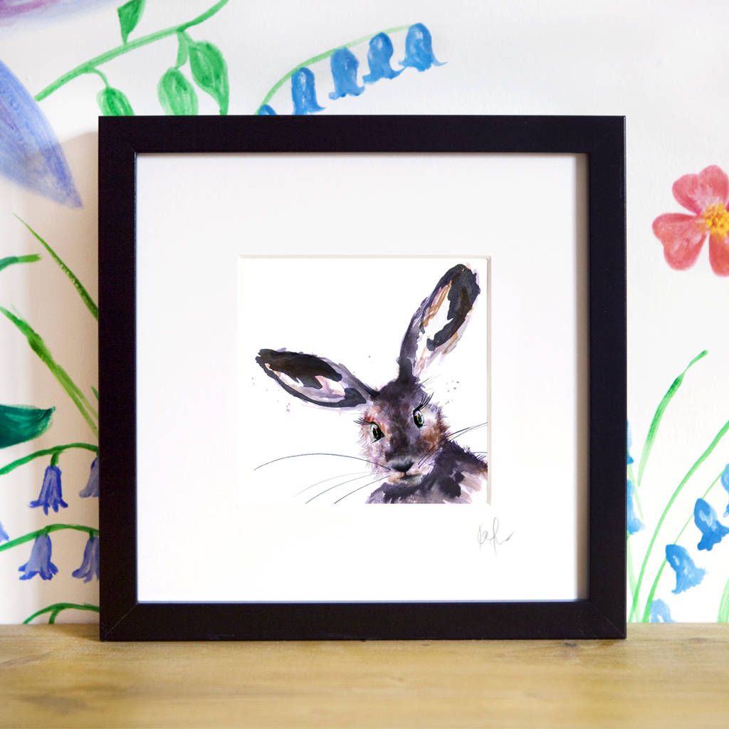 Inky Hare Illustration Print, 1 of 10