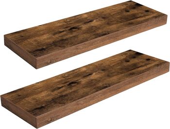 Set Of Two Floating Storage Shelves, 5 of 7