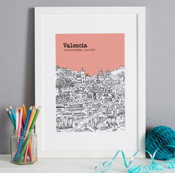 Personalised Valencia Print, 2 of 12