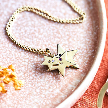 Personalised Birthstone Family Star Necklace, 9 of 12