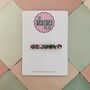 Pink, Green And Silver Thin Bubble Hair Clip / Colourful Resin Slide / Birthday Gift For Friend / Hair Accessory, thumbnail 1 of 5