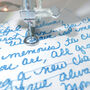 Personalised Embroidered Handwriting Wedding Dress Patch, thumbnail 3 of 5
