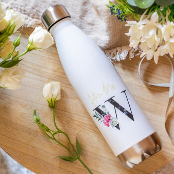 Personalised Large Initial Water Bottle, 4 of 7