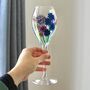 Wildflower Wine Glass, thumbnail 1 of 7