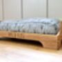 Personalised Oak Dog Bed, thumbnail 2 of 9