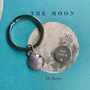 Your Wedding Day Moon Phase Personalised Keyring, thumbnail 1 of 12