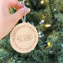 Newlyweds First Christmas Tree Decoration, thumbnail 1 of 4