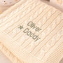 Personalised First Fathers Day Baby Blanket, thumbnail 2 of 9