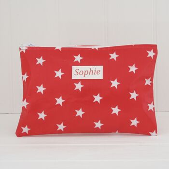 Star Personalised Wipe Clean Overnight Washbag, 4 of 9
