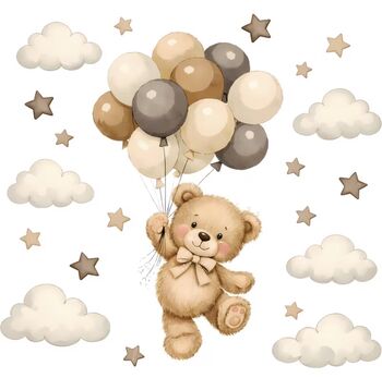 Floating In The Clouds Balloon Bear, 4 of 6