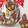 Milk Chocolate Chicken Easter Egg. Perfect Easter Gift With Mini Easter Eggs For Children, thumbnail 2 of 3