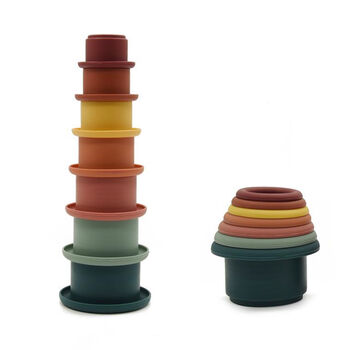 Soft Silicone Stacking Cups, 2 of 4