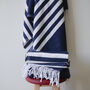 Personalised Beach And Bath Towel And Carrier Strap, thumbnail 7 of 9
