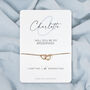 Will You Be My Bridesmaid Personalised Bridal Proposal Bracelet, thumbnail 2 of 12