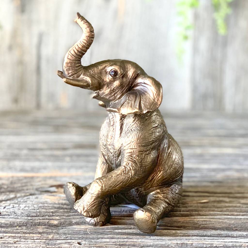 Resin Elephant Ornament By London Garden Trading | notonthehighstreet.com