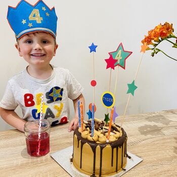 Choose Age Felt Birthday Crown For Kids And Adults, 11 of 12