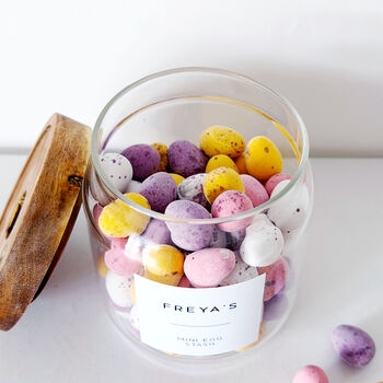 Mini Egg Storage Jar With Personalised Label, 4 of 11