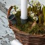 Spring Flower Basket With Or W/Out Candles Gift Basket, thumbnail 4 of 11