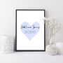 Personalised New Baby Girl Or Boy Print, thumbnail 4 of 4