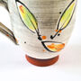 Hand Decorated Leaf Design Mug, thumbnail 4 of 7