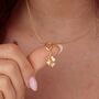 18ct Gold Four Leaf Clover Charm Necklace, thumbnail 1 of 7