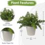 Pack Of Three Artificial Faux Plant In Pots, thumbnail 6 of 6