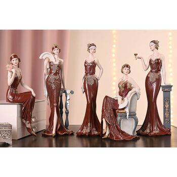 Broadway Belles Collectable Figurine Charlotte Sitting, 3 of 5