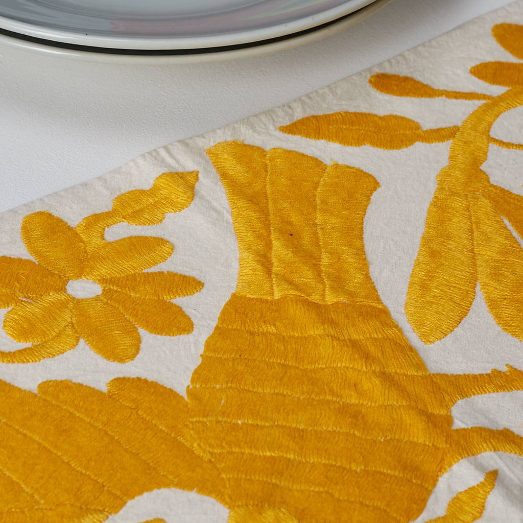 Table Runner From Mexico Handmade By Chilpa