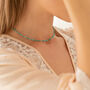 Turquoise And Silver Choker Necklace, thumbnail 1 of 4