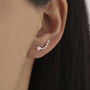 Shooting Star Dainty Ear Crawler Stud Earrings, thumbnail 1 of 11