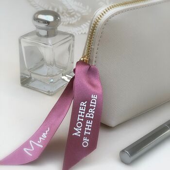Mother Of The Bride Boutique Personalised Makeup Bag, 5 of 11