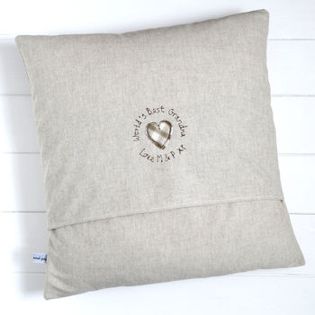 Personalised Pocket Cushion Gift For Mum / Grandma, 4 of 12