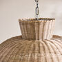 Monde Woven Rattan Ceiling Shade, thumbnail 3 of 5