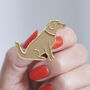 Golden Retriever Christmas Dog Pin, thumbnail 3 of 3