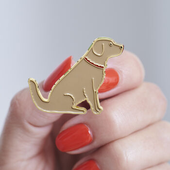 Golden Retriever Christmas Dog Pin, 3 of 3