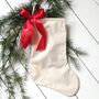 Bow Christmas Stocking Personalised, thumbnail 6 of 9
